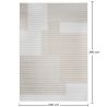 Grand Tapis Design Contemporain et Moderne - Beige (290x200 cm) - Vistu image 7