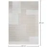 Grand Tapis Design Contemporain et Moderne - Beige (290x200 cm) - Vistu image 7