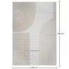 Grand Tapis Design Contemporain et Moderne - Beige (290x200 cm) - Lubida image 7