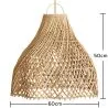 Lampe Suspendue en Rotin Style Boho - Rodric image 7
