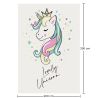 Grand Tapis Enfant Motif Licorne - Multicolore (290x200 cm) - Style image 7