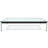 Table basse carrée - Verre - 120 cm - Kart image 7