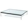 Table basse carrée - Verre - 120 cm - Kart image 7