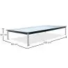 Table basse carrée - Verre - 120 cm - Kart image 7