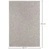 Grand tapis au design contemporain et moderne - Beige (160x230 cm) - Tug image 7