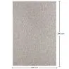 Grand tapis au design contemporain et moderne - Beige (290x200 cm) - Tug image 7