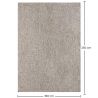 Grand tapis au design contemporain et moderne - Beige (160x230 cm) - Ina image 7