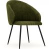 Chaise de Salle à Manger Rembourrée en Velours - Brugges image 7