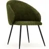 Chaise de Salle à Manger Rembourrée en Velours - Brugges image 7