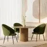 Chaise de Salle à Manger Rembourrée en Velours - Brugges image 7