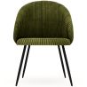 Chaise de Salle à Manger Rembourrée en Velours - Brugges image 7