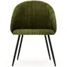 Chaise de Salle à Manger Rembourrée en Velours - Brugges image 7