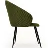 Chaise de Salle à Manger Rembourrée en Velours - Brugges image 7