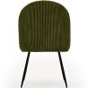 Chaise de Salle à Manger Rembourrée en Velours - Brugges image 7