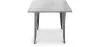 Table à manger carrée design industriel - Stylix image 7