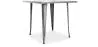 Table à manger carrée design industriel - Stylix image 7