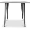 Table à manger carrée design industriel - Stylix image 7