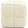 Pouf Carré Tapissé en Velours Côtelé - Design Moderne - Cube image 7