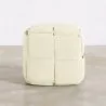 Pouf Carré Tapissé en Velours Côtelé - Design Moderne - Cube image 7