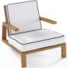 Fauteuil d'extérieur en bois de teck - Carsa image 7