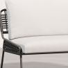 Canapé d'Extérieur 135cm - Aluminium et Rotin Synthétique - Brawma image 7