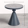 Table d'Appoint en Métal et Ardoise - Jackie image 7