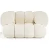 Fauteuil Rembourré en Tissu Bouclé - Style Moderne - Courbé Teddy image 7