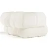 Fauteuil Rembourré en Tissu Bouclé - Style Moderne - Courbé Teddy image 7