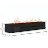 Cheminée Électrique Décorative avec Flamme de Vapeur d'Eau - 70CM image 7