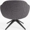 Fauteuil Tapissé Design Courbé Style Contemporain - Mirrel image 7