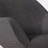 Fauteuil Tapissé Design Courbé Style Contemporain - Mirrel image 7