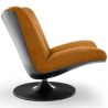 Fauteuil Capitonné Design Courbé Style Contemporain - Tulipe image 7