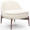 Fauteuil Tapissé au Design Courbé Scandinave - Larseen image 7