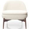Fauteuil Tapissé au Design Courbé Scandinave - Larseen image 7