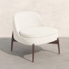 Fauteuil Tapissé au Design Courbé Scandinave - Larseen image 7