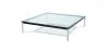 Table basse carrée - Verre - 80 cm - Kart image 7