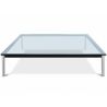 Table basse carrée - Verre - 80 cm - Kart image 7