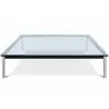 Table basse carrée - Verre - 80 cm - Kart image 7