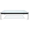 Table basse carrée - Verre - 80 cm - Kart image 7