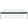 Table basse carrée - Verre - 80 cm - Kart image 7