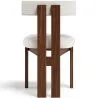 Ensemble de Table à Manger Ronde avec 6 Chaises en Bois - Design Minimaliste - Ivette image 7
