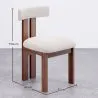 Ensemble de Table à Manger Ronde avec 6 Chaises en Bois - Design Minimaliste - Ivette image 7