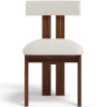 Ensemble de Table à Manger Ronde avec 6 Chaises en Bois - Design Minimaliste - Ivette image 7