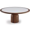 Ensemble de Table à Manger Ronde avec 6 Chaises en Bois - Design Minimaliste - Ivette image 7