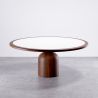 Ensemble de Table à Manger Ronde avec 6 Chaises en Bois - Design Minimaliste - Ivette image 7