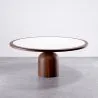 Ensemble de Table à Manger Ronde avec 6 Chaises en Bois - Design Minimaliste - Ivette image 7