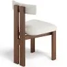 Ensemble de Table à Manger Ronde avec 6 Chaises en Bois - Design Minimaliste - Ivette image 7