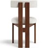 Ensemble de Table à Manger Ronde avec 6 Chaises en Bois - Design Minimaliste - Ivette image 7