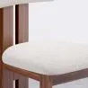 Ensemble de Table à Manger Ronde avec 6 Chaises en Bois - Design Minimaliste - Ivette image 7