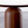 Ensemble de Table à Manger Ronde avec 6 Chaises en Bois - Design Minimaliste - Ivette image 7